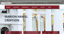 Desktop Screenshot of marion-hawel.de